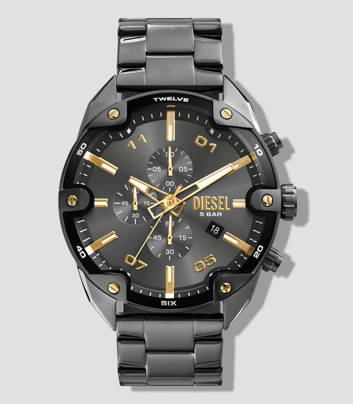 Reloj para Hombre Spiked Casual, Negro