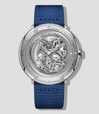 Reloj para Hombre Vector Edición Limitada Casual, plateado