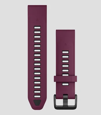 Correa para reloj Quik Fit 20 mm en silicón, Merlot