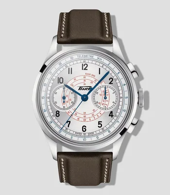 Reloj para hombre Telemeter casual Plateado