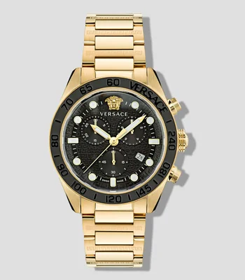 Reloj para Hombre Greca Dome Chrono De Vestir, Dorado