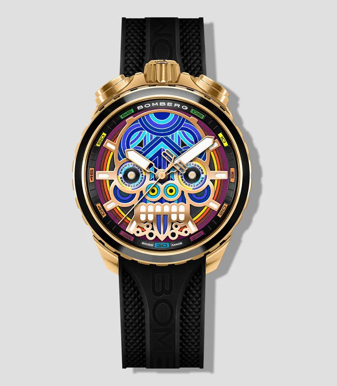 Reloj para hombre Maya casual, Dorado