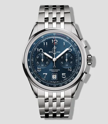 Reloj para Hombre Premier B01 Chronograph casual, plateado