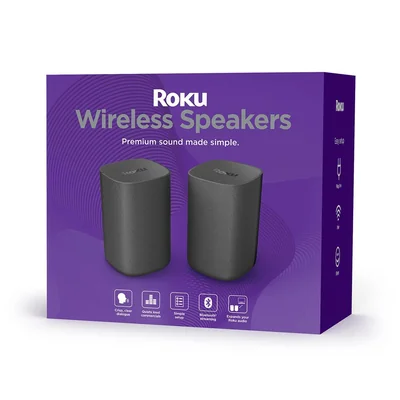 Altavoces Inalámbricos Roku Streambars Tv Negro 2 Unidades