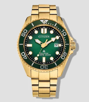 Reloj para hombre Promaster Dive casual, dorado