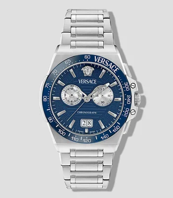 Reloj para Hombre Greca Reaction Deportivo Azul, Plateado