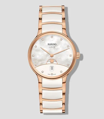 Reloj para Hombre Centrix Moonphase casual blanco