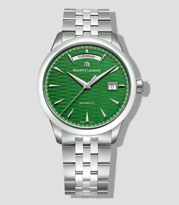Reloj para Hombre 1975 Automatic Day Date edición limitada casual, plateado