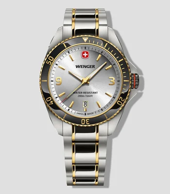 Reloj para Hombre Executive Casual Plateado, Negro