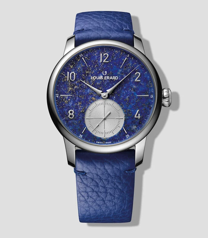 Reloj Unisex Petit Seconde Lapislázuli Casual, Gris, Azul