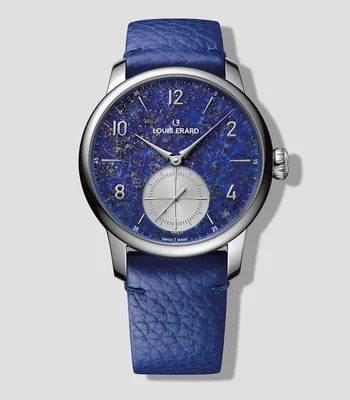 Reloj Unisex Petit Seconde Lapislázuli Casual, Gris, Azul
