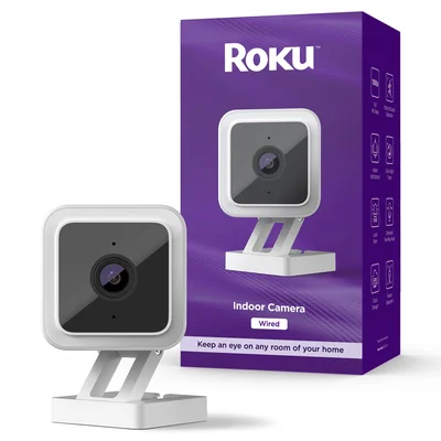 Cámara De Seguridad Roku Indoor 1080p Hd Con Visión Nocturna En Color - Venta Internacional.