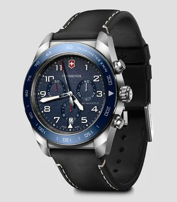 Reloj para Hombre Swiss Army Casual Plateado, Azul