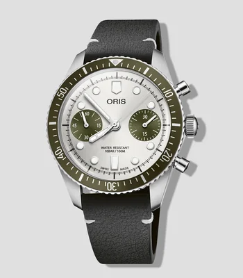 Reloj para Hombre Divers Sixty-Five Chronograph Deportivo, Plateado