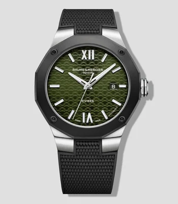 Reloj para Hombre Riviera Casual, Gris, Verde