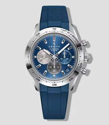 Reloj para Hombre Chronomaster Sport Casual Azul, Plateado