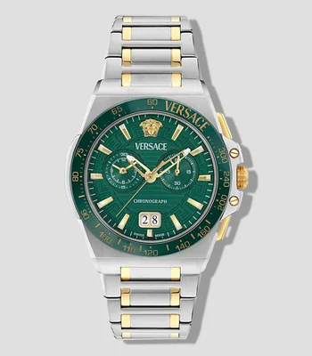 Reloj para Hombre Greca Reaction Deportivo Verde, Plateado