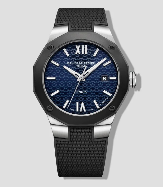 Reloj para Hombre Riviera Automatic Casual Negro, Plateado