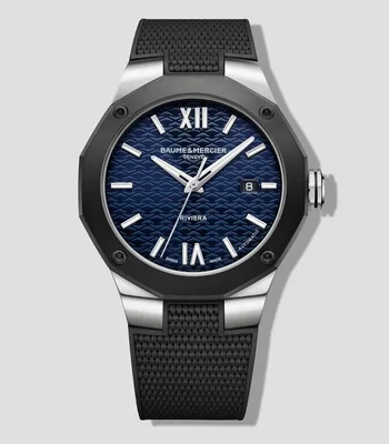 Reloj para Hombre Riviera Automatic Casual Negro, Plateado