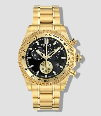 Reloj para Hombre Versace Chrono X de Vestir Negro, Dorado