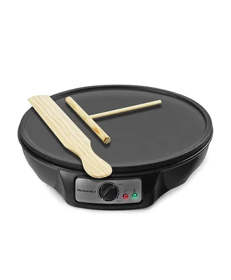 Crepera Eléctrica Elite Gourmet ECP-126 Negro 12 pulgadas