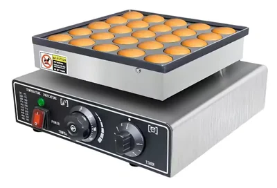 Máquina Eléctrica De Hotcakes Modelo Plateado