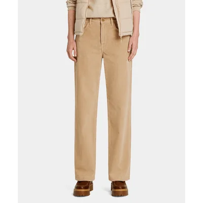 Pantalones de Pana para Mujer, Beige