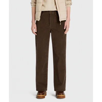 Pantalones de Pana para Mujer, Café