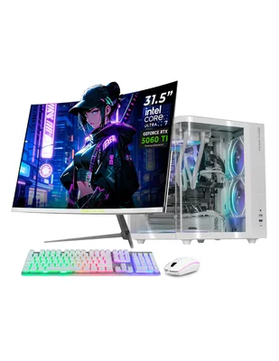 Computadora gamer DXT Gaming 31.5 pulgadas Full HD Intel core ultra 7 NVIDIA GeForce RTX 5060 Ti 16 GB RAM 1 TB