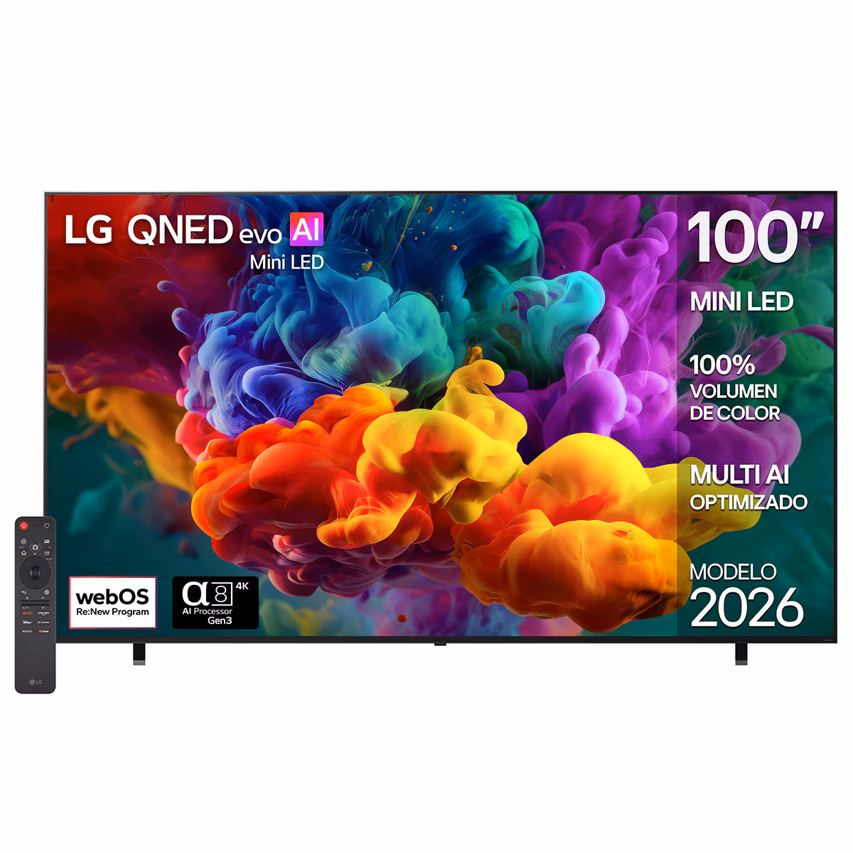 Pantalla LG 100 Qned Mini Led Qned85Bs 4K