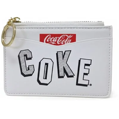 Tarjetero Negro Coca Cola con Estampado de Estrelals