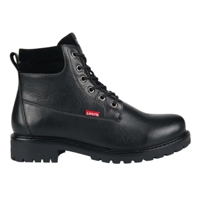 Bota de mujer, tipo hiker, de piel, acabado nobuck, color negro, mod. 1344091