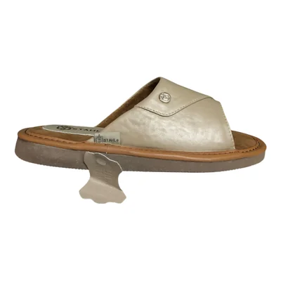 Pantufla Sandalia de Piel Genuina Para Dama STAHL