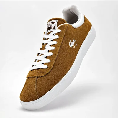 TENIS URBANO HOMBRE LACOSTE DEVANLAY Baseshot CAMEL BLANCO