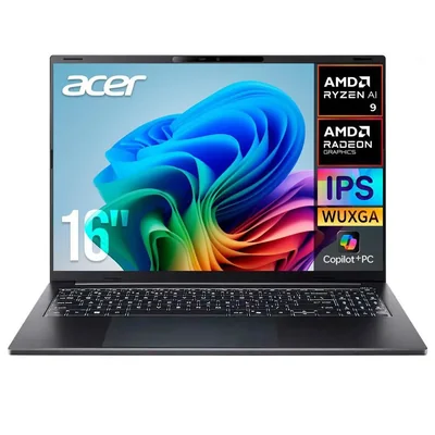 Laptop ia pc acer swift go 16 ryzen ai 9 465 32gb 1tb 16"