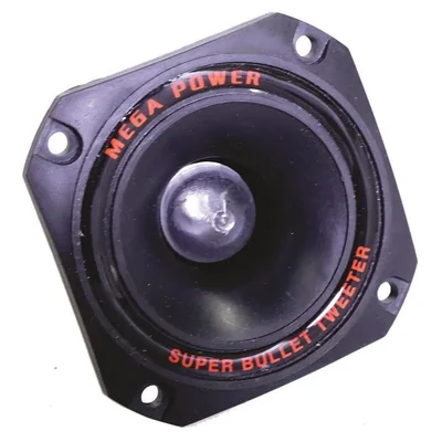 Tweeter piezo cuadrado tipo bala super bullet plastico