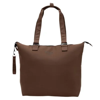 Bolsa Tote Bubba Campus Brown Laptop 15" Mujer - Incluye Strap