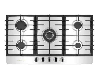 Parrilla Empotrable Aspix 90 cm de Gas P5QANG Plateado