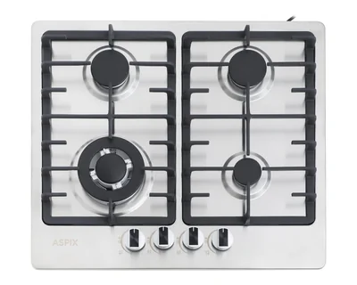 Parrilla Empotrable Aspix 51 cm de Gas P4QANG Plata