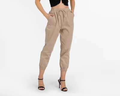 Jogger Jennifer Lopez Café para Mujer