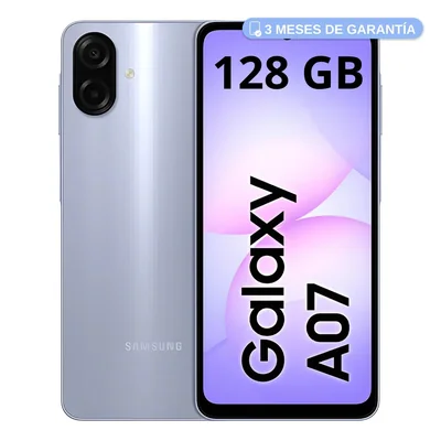 Samsung Galaxy A07 128GB 4GB RAM Pantalla 6.7" HD 50MP Octa-Core VIOLETA
