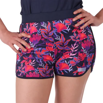 Short Floral Contorno Bies Playa Deportivo Skysoul para Mujer