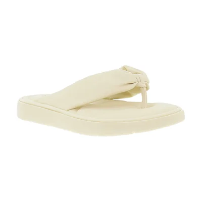 Sandalia Pata de Gallo Plataforma Crema Modare para Mujer