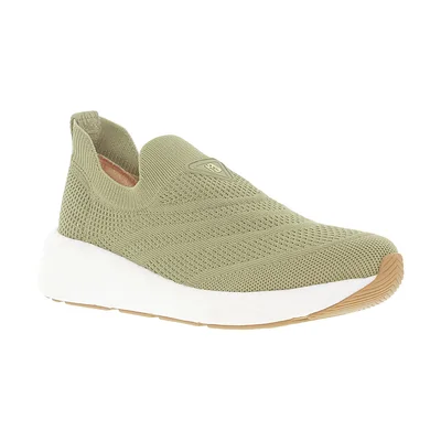 Tenis Cuña Slip On Verde Modare para Mujer