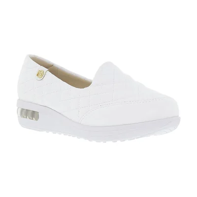Tenis Cuña Slip On Blanco Modare para Mujer