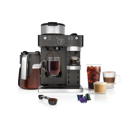 Ninja Cafetera Barista y Espresso, Compatible con Cápsulas Nespresso Original