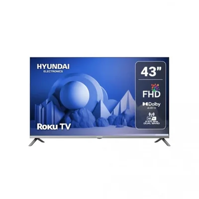 Pantalla LED Hyundai HYLED4325RIM 43" Smart TV FHD Roku TV Dolby Audio