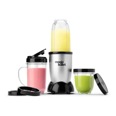 Licuadora personal Magic Bullet - Juego de 11 piezas color Plateado