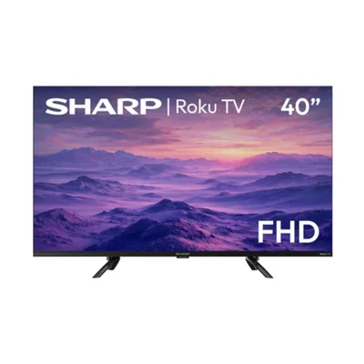 Televisión Pantalla Sharp 40 Pulgadas Roku Tv Fhd 2t-c40gf2320u