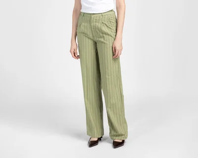 Pantalón Tipo Lino Raya Dipolomática Sahara para Mujer